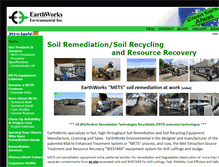Tablet Screenshot of earthworksusa.com